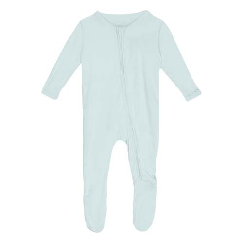 Footie with 2 Way Zipper in Fresh Air