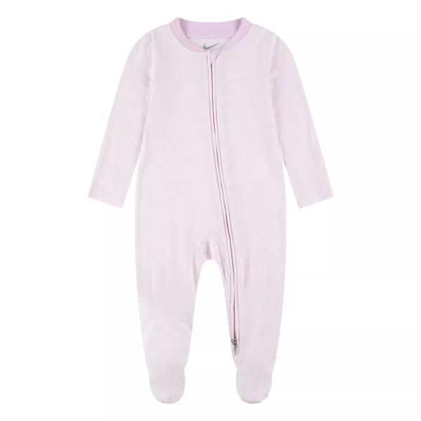 Newborn Baby Nike Striped Footed Coverall