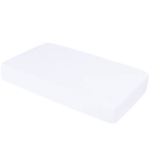 Ntbay 100% Brushed Microfiber Fitted Crib Sheets, Ultra Cozy and Soft Crib Sheet for Standard Crib and Toddler Mattresses, Boys, Girls, Unisex, 28" x 52", White