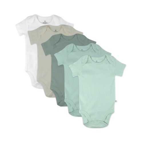 5-Pack Organic Cotton Short Sleeve Bodysuits | Honest Baby Clothing