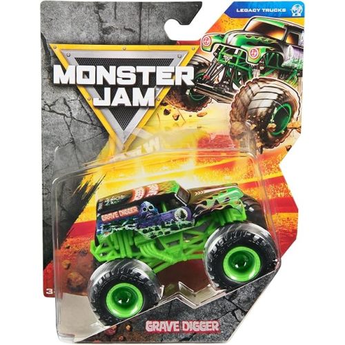 Monster Jam 2025 Official 1:64 Diecast Truck Series 43 Legacy Trucks Grave Digger