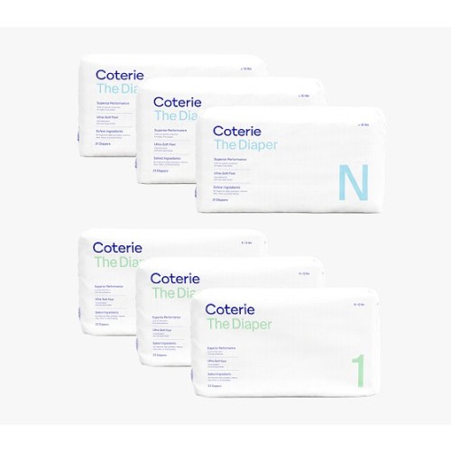 Coterie Ultra Soft Diapers Newborn Bundle | Pottery Barn Kids