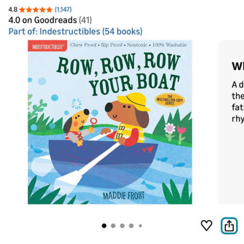 Indestructibles: Row, Row, Row Your Boat: Chew Proof · Rip Proof · Nontoxic · 100% Washable (Book for Babies, Newborn Books, Safe to Chew)