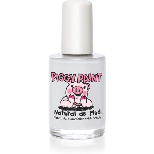 PIGGY PAINT 100% Non-toxic Girls Nail Polish - Safe, Chemical Free Low Odor for Kids, Snow Bunny's Perfect