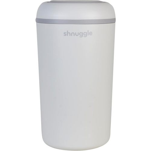 Eco-Touch Baby Nappy Diaper Bin - Odor Lock Airlock, No Costly Refills, 10L Capacity, Recyclable, Use Any Bag - White Nursery Diaper Pail