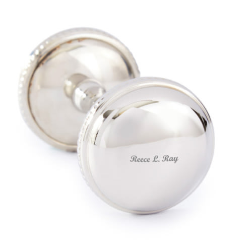 Silver Baby Rattle