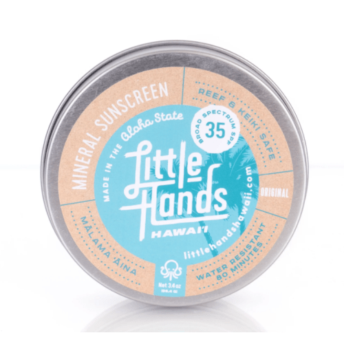 Mineral Sunscreen Tin by Little Hands of Hawaii | cribhawaii.com