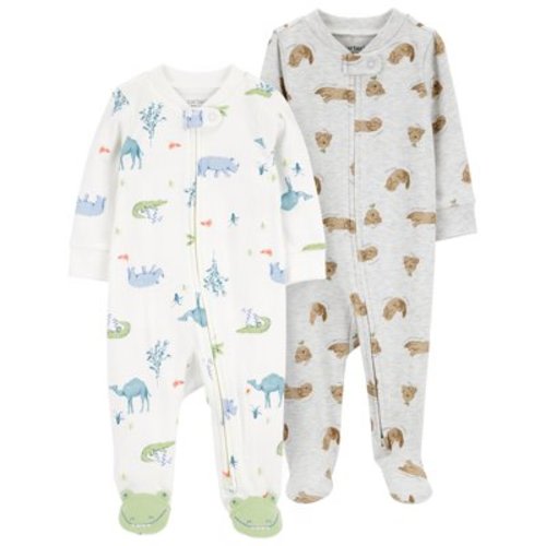 Carter's Child of Mine Baby Boy Sleep 'n Play, 2-Pack, Sizes Preemie-6/9 Months