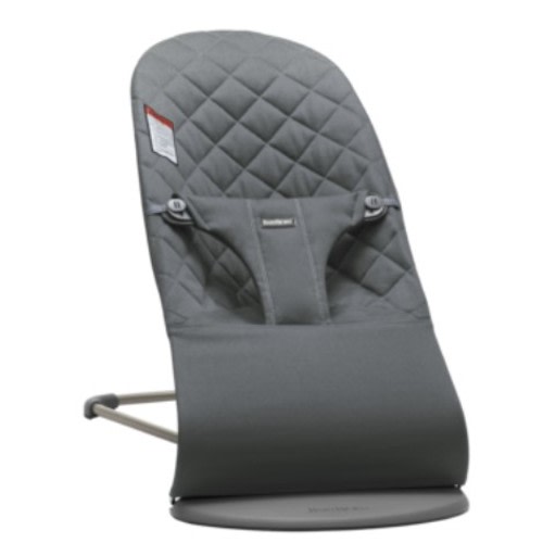 Buy Babybjorn Bouncer Bliss Dark Grey Frame Classic Quilt Cotton Anthracite at Well.ca | Free Shipping $35+ in Canada