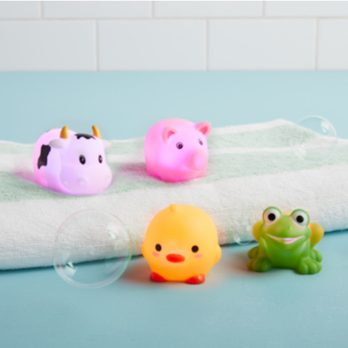 Light Up Farm Bath Toys