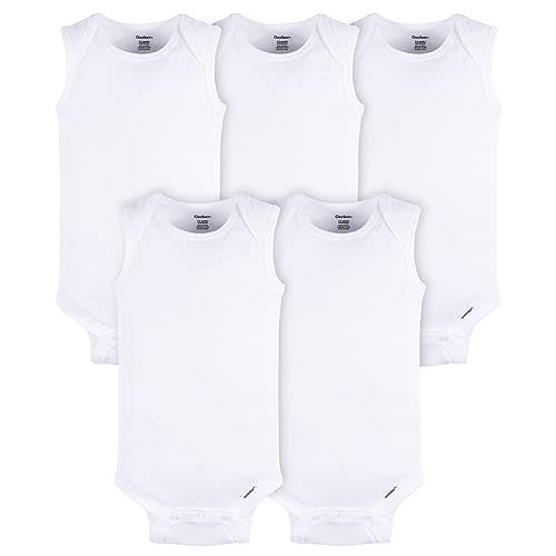 Gerber Baby Girls Multi-Pack Sleeveless Onesies Bodysuit