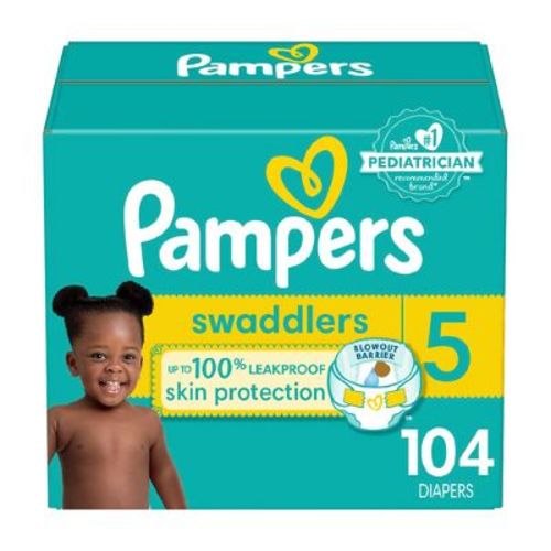 Pampers Swaddlers Sensitive Disposable Diapers - (Select Size and Count)