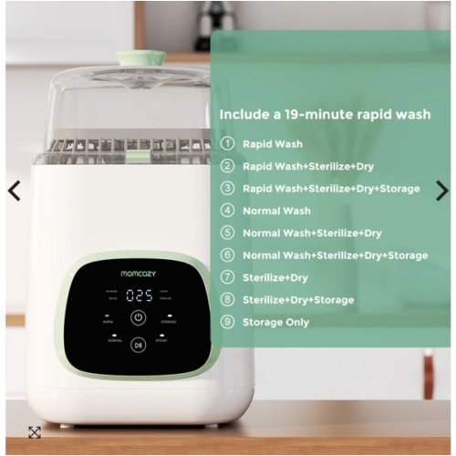 Momcozy One-Stop Baby Bottle Washer and Sterilizer