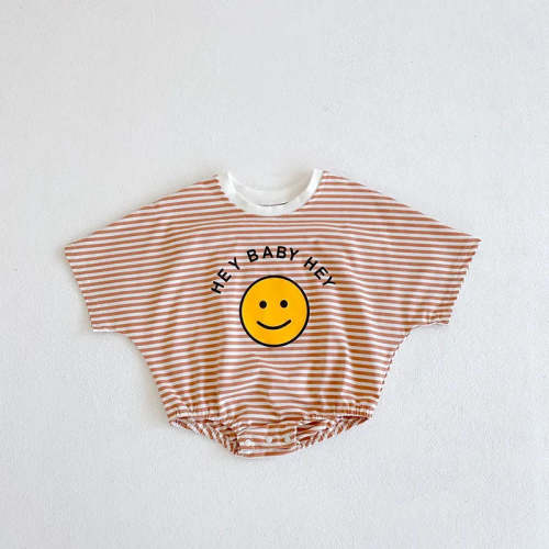 Oversized Striped T-Shirt Romper – August + Willow