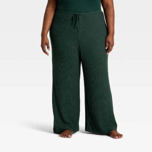 Women's Cozy Ribbed Wide Leg Pants - Auden™
