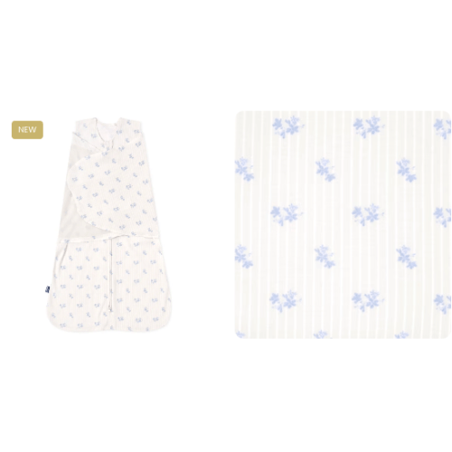 Vintage Floral Cotton Swaddle | HALO |