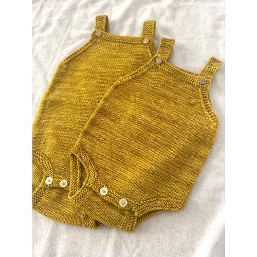Baby Onesie | Baby Layering | Baby Merino Wool Knits | Yellow