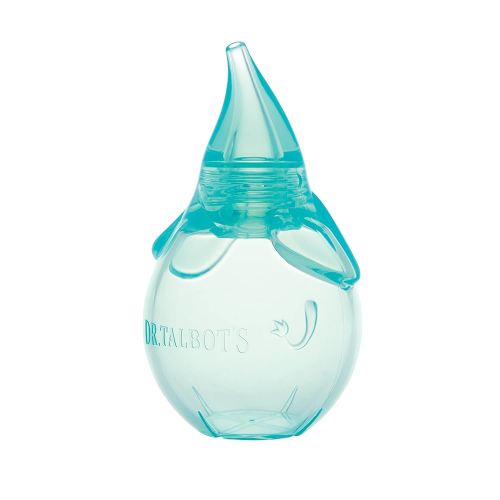 Dr. Talbot's Nasal Aspirator for Babies - Silicone - with Storage Case - Blue Elephant