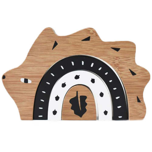 Wee Gallery, Inc. Bamboo Nesting Hedgehog Toy | EarthHero