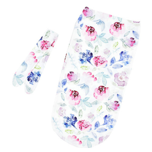 Clearance Under $5 Pitauce Swaddle Blanket for Newborn Baby Cocoon Sleeping Bag with Blanket and Bowknot Headband Receiving Blankets Photography Blankets