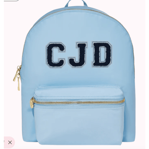 Periwinkle Classic Backpack with Water Bottle Holder