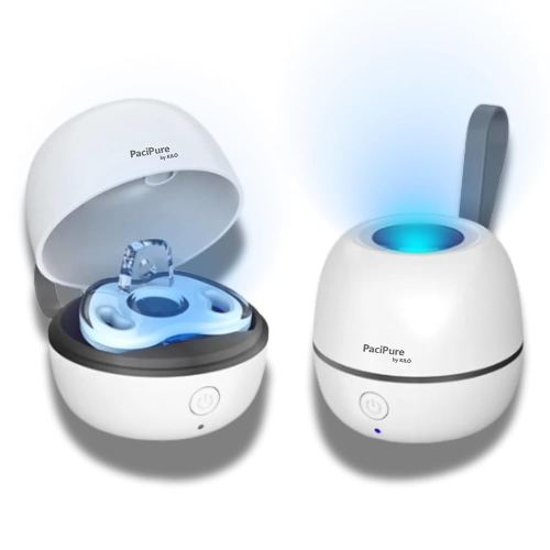 PaciPure by KILÖ – UV Portable Pacifier Sanitizer – Compact UV Light Cleaner for Baby Pacifiers and Small Items – Travel-Friendly, On-The-Go & BPA-Free