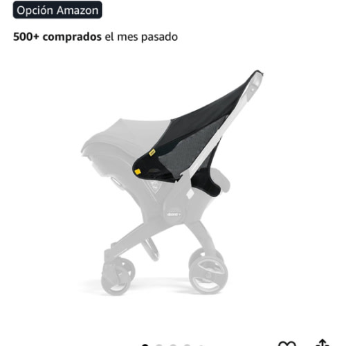 Doona Extensión de sombrilla - Compatible con asiento de coche y cochecito Doona