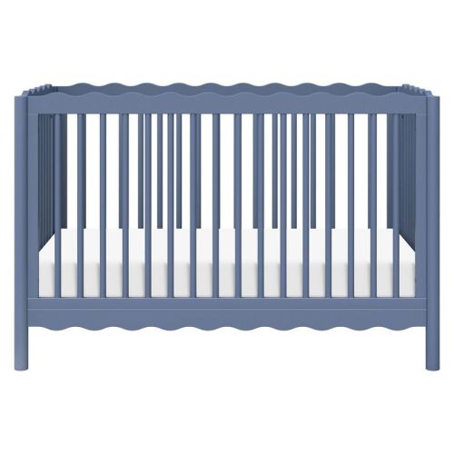 Babyletto Swell 4-in-1 Convertible Crib with Toddler Bed Conversion Kit - Cove Blue
