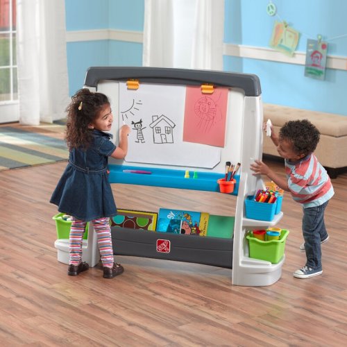 Step2 Jumbo Art Double Sided Board Easel & Reviews | Wayfair