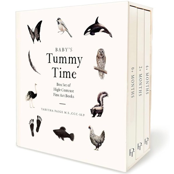Tabitha Page Tummy Time Book Box Set: A 3-Book Box Set of High-Contrast Art for baby’s