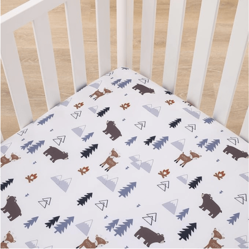 Little Love by NoJo National Park Navy, Gray, Tan, and White Forest Fr – NoJo Baby