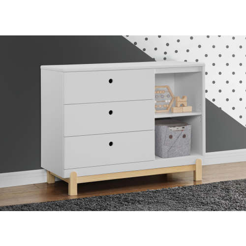 Poppy 3 Drawer Dresser with Cubbies - Delta Children