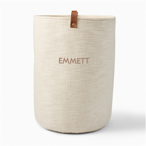Slub Cotton Laundry Hamper