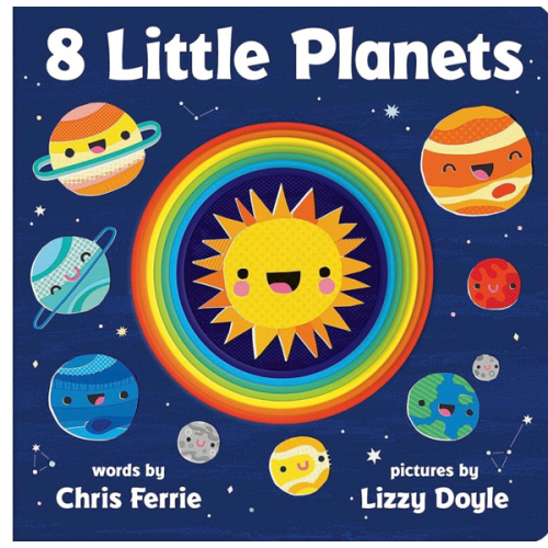 8 Little Planets: A Solar System Book for Kids with Unique Planet Cutouts