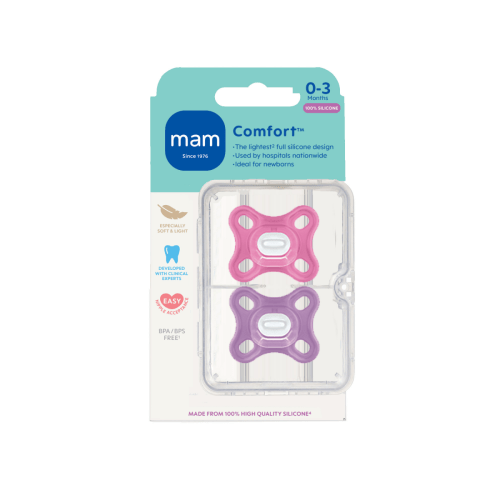 MAM 2PK PACIFIER COMFORT NEWBORN