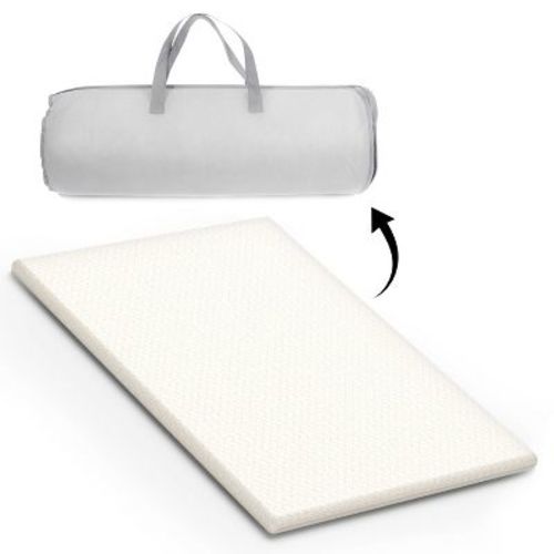 Pack And Play Mattress W/ Travel Carry Bag, Playard Mattress 38"x26" Pack N Play Mattress Topper Washable Waterproof Cover. Hypoallergenic 1.5" Thick
