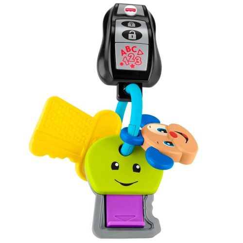 Fisher-Price Laugh & Learn Play & Go Keys, Musical Learning Toy for Babies and Toddlers Ages 6-36 Months