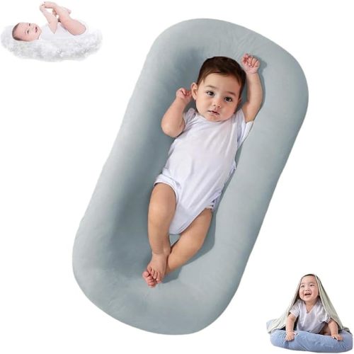 Lucakuins Baby Lounger Cover for Infants Loungers 0-24 Months, 100% Cotton Soft and Breathable Lounger Slipcover（Only Lounger Cover, Without The Lounger） (006, OneSize)