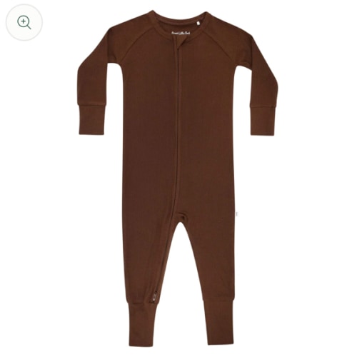 Pinecone Small Ribbed Zip Romper