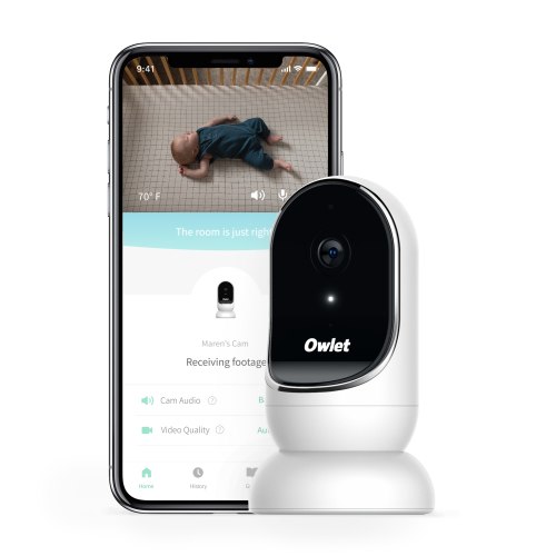 Owlet Cam - HD Baby Monitor with Encrypted WiFi, 2-Way Talk, Night Vision, Temp & Humidity