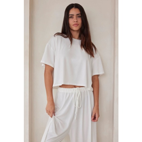The Cloud Crop Tee