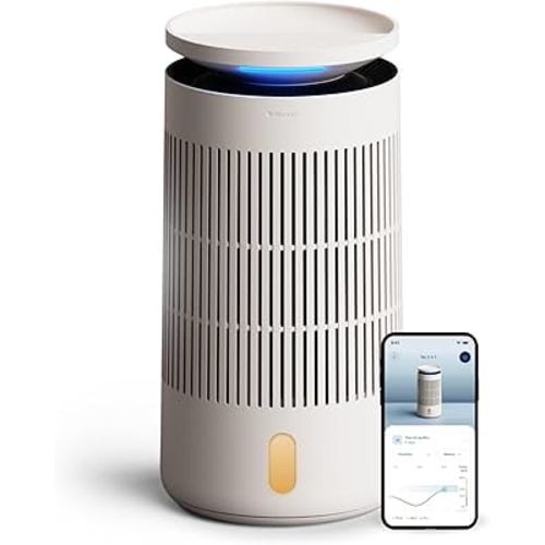 Blueair 2-in-1 Pro Air Purifier & Humidifier for Large Rooms, HEPASilent™ Removes 99.97% Allergens, Dust, Smoke, Up to 1,875 sq ft, Smart App, Skin-Hydration Mode, 360° InvisibleMist™