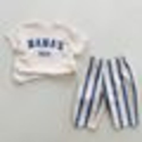 Mama Boy Printed Baby Set - Blue / 3M