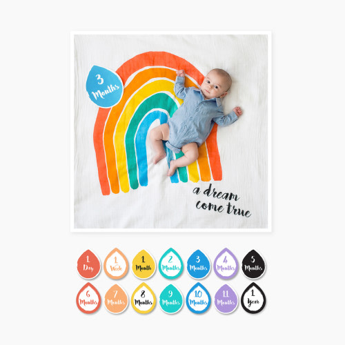 Lulujo Blanket and Milestone Cards - Dream