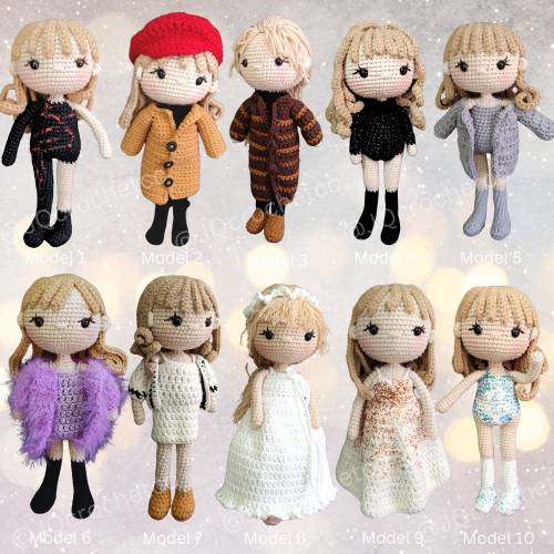 My sweet girl doll, crochet doll for sale, Custom pop star crochet doll, Crochet look alike doll, birthday gift, Easter basket doll