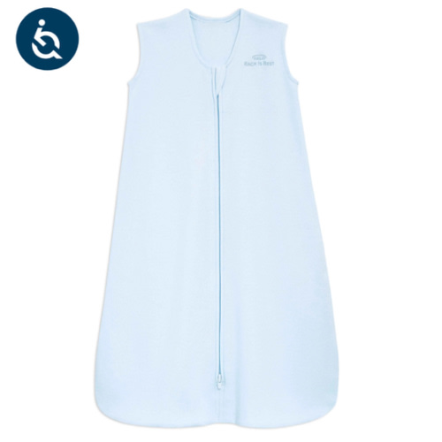 Blue Cotton Wearable Baby Blanket XL | HALO