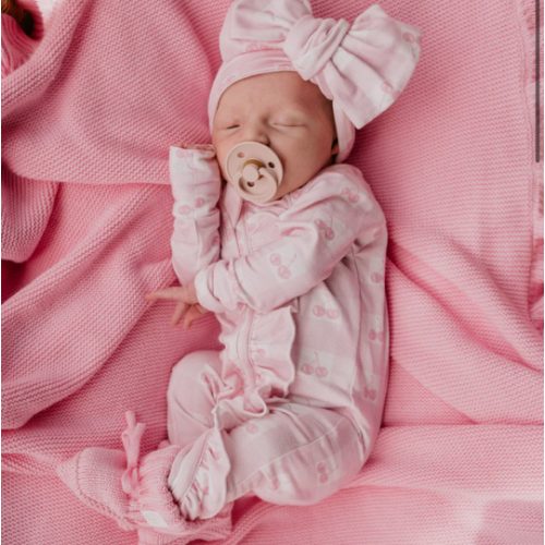 Frill Zip Romper | Pink Cherry Gingham – Little and Fern