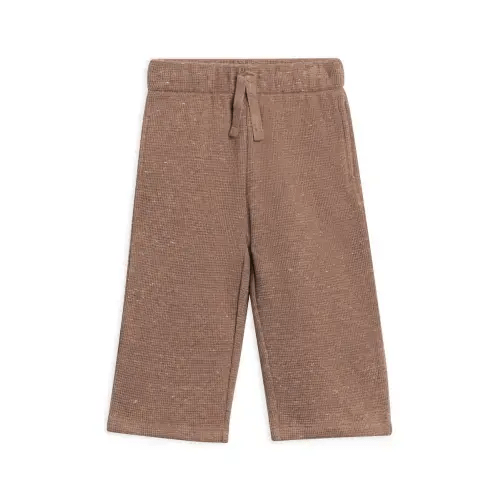 Clove Waffle Knit Straight Leg Pants | Color: Mocha | Size: 0-3 Months