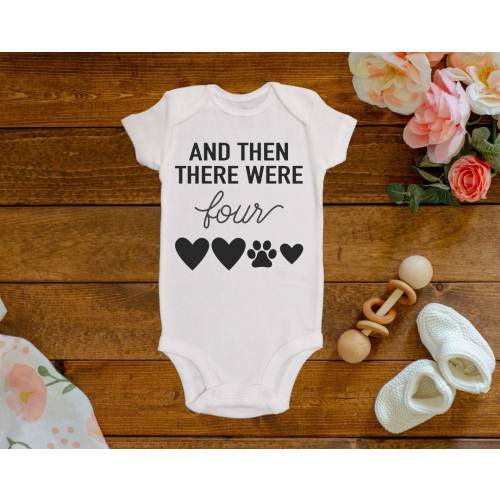 And Then There Were Four (Dog) Onesie®/Bodysuit