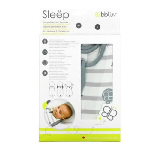 bbluv Sleep 3-in-1 Convertible Swaddle